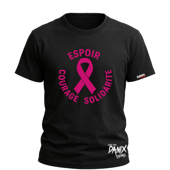 Tshirt OCTOBRE ROSE (Espoir, Courage, Solidarité) [DANIX CENSORED]